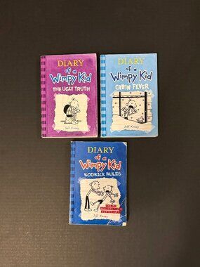 3 – “Diary Of A Wimpy Kid” Softcover Books